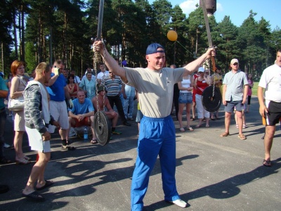 9 мая казаки организовали спортивный праздник для жителей Ганцевич.