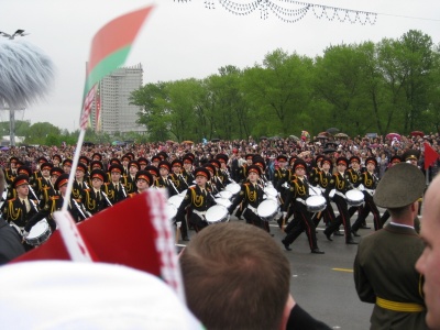 Открытие парада, Суворовцы